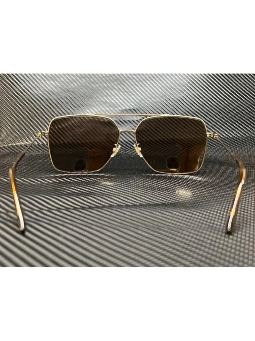 New Gucci Men  Gold Sunglasses  61- 14- 150